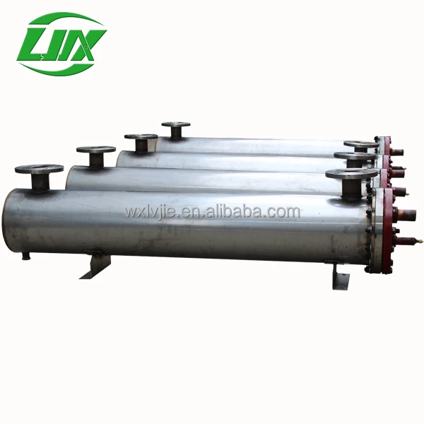 Double System Shell and Tube Heat Exchanger 304 Stainless Steel Evaporator  Can Be Customized