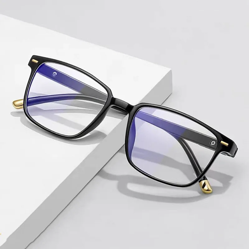 MK8013 New Arrival Classic Retro Small PC Square Anti Blue Light Reading Glasses Blocking Computer Spectacles Eyewear for Old