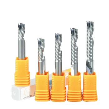 Solid Carbide End Mills Oem Custom Spiral Single Flute Endmill Single Edge Single Blade End Mill Milling Cutter