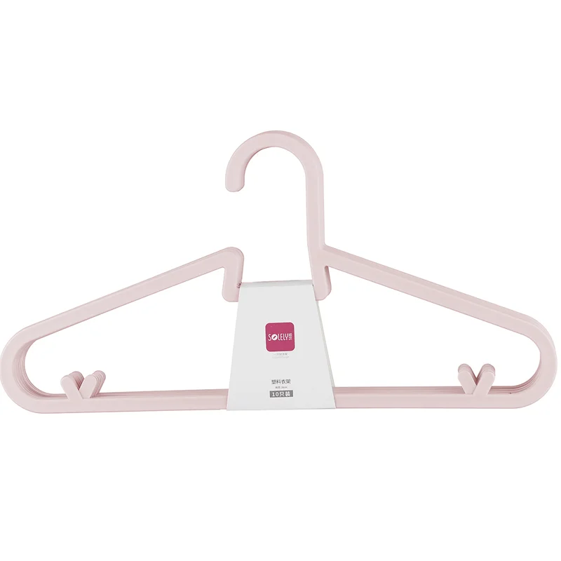 SOLELY Factory's Hot sale Simple Clothes Hanger with Heart Decoration Wardrobe Balcony Bathroom Living room