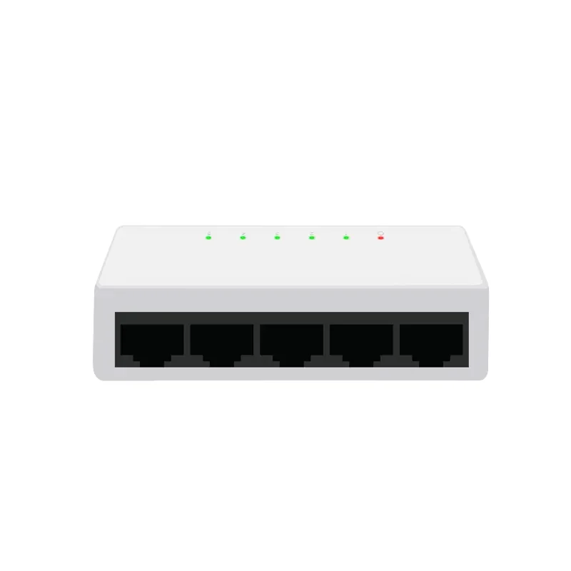 High Quality KuWFi New Switch Network 24V Power 100m Transmission Distance 5port 100Mbps Desktop Network Switch