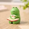 Coffee Frog Desktop Ornament