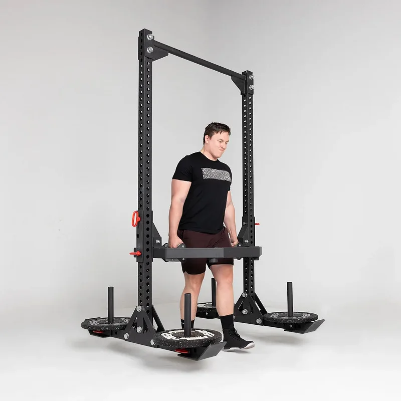 Commercial Functional Solid Steel Gym Squat Rack Weightlifting ...