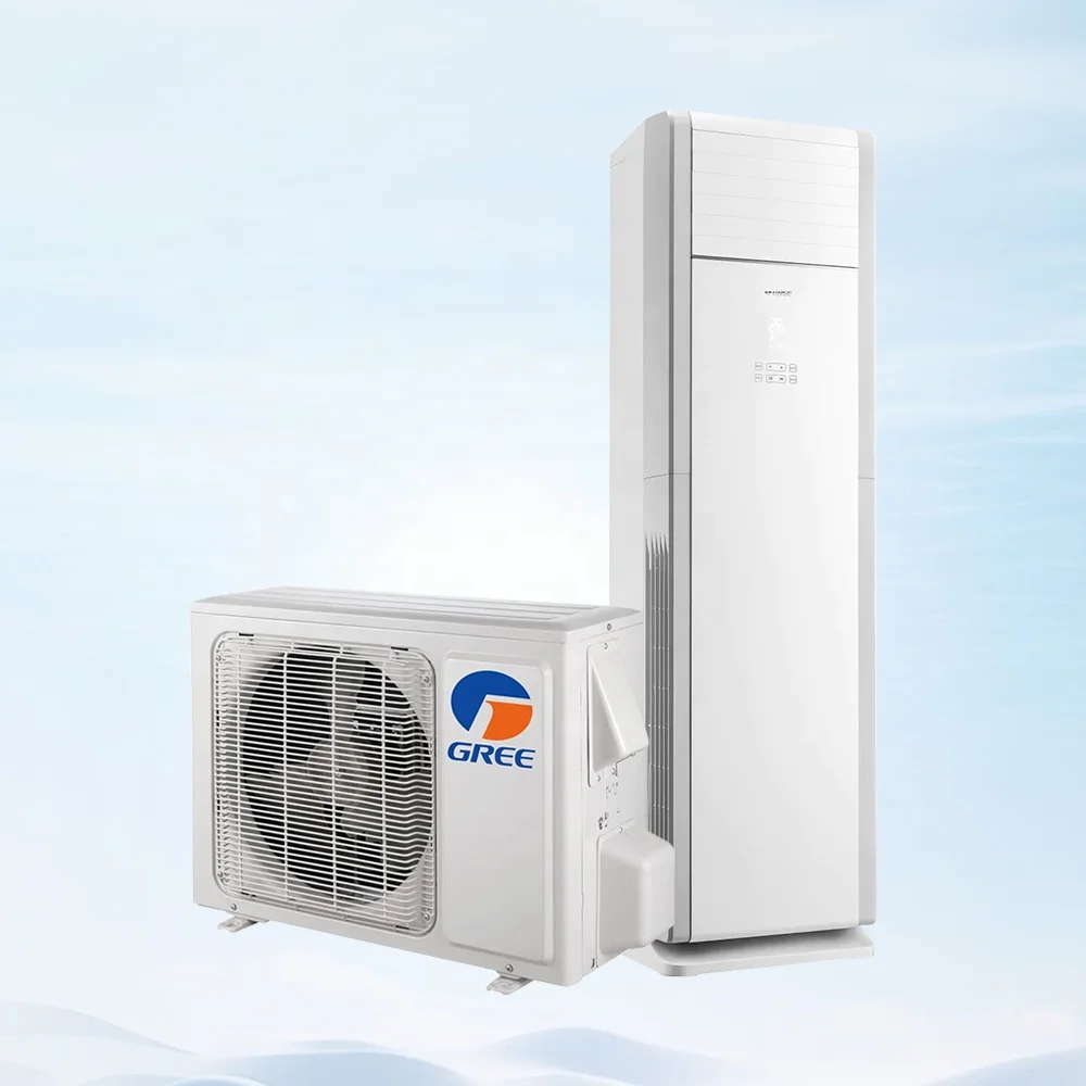 Gree Floor Standing Air Conditioner 24000 36000 48000 BTU Cooling Heating  Household Cabinet Air Conditioners Inverter Wifi
