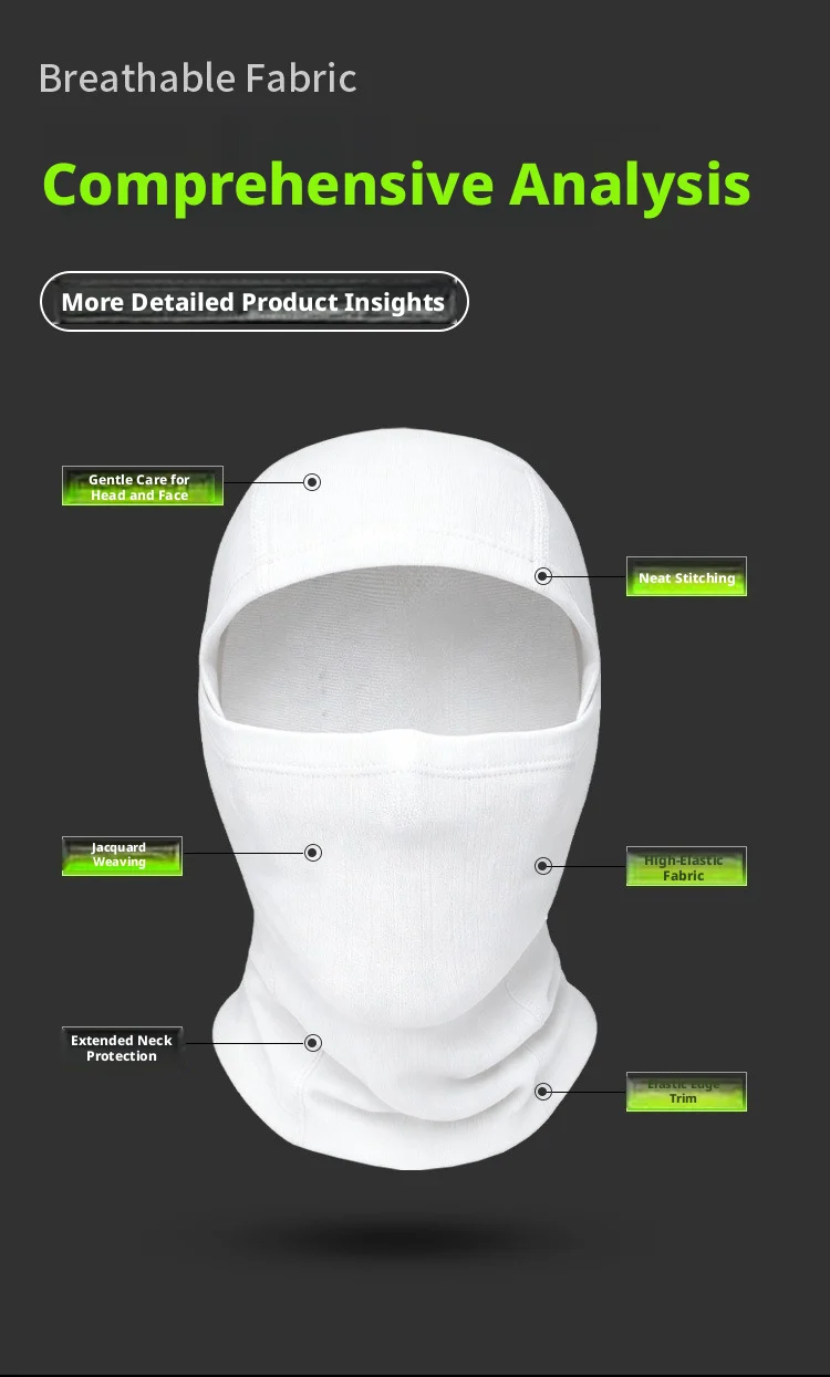 Custom Logo Balaclava Full Face Mask For Skiing And Cycling_voghion.com