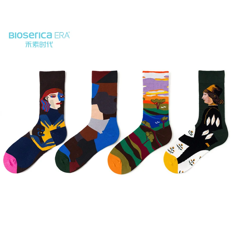 Bioserica Era Custom Logo Socks High Quality Mens Designer Socks Men