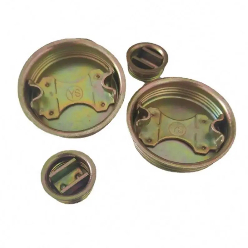 TEBAK  High Quality Hot Sale Metal Closure for Drum Bung Cap with Flange and Plug for 55 Gallon Steel Drum