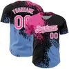 Pink-black-sky Blue