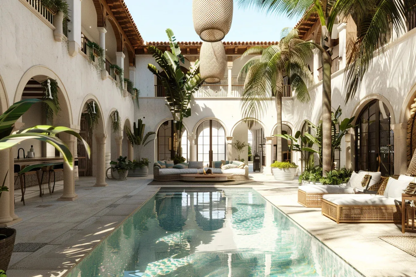 product modern designed beige limestone block polished exterior outdoor villa coping for pool  stone flooring tumbled surface-1