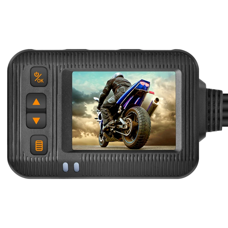 Full HD 1080P Smart Helmet Front and Rear Bicycle DVR Dash Camera Wide Angle 360 Camera Motorcycle