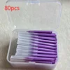 80 piezas 0,7 mm morado