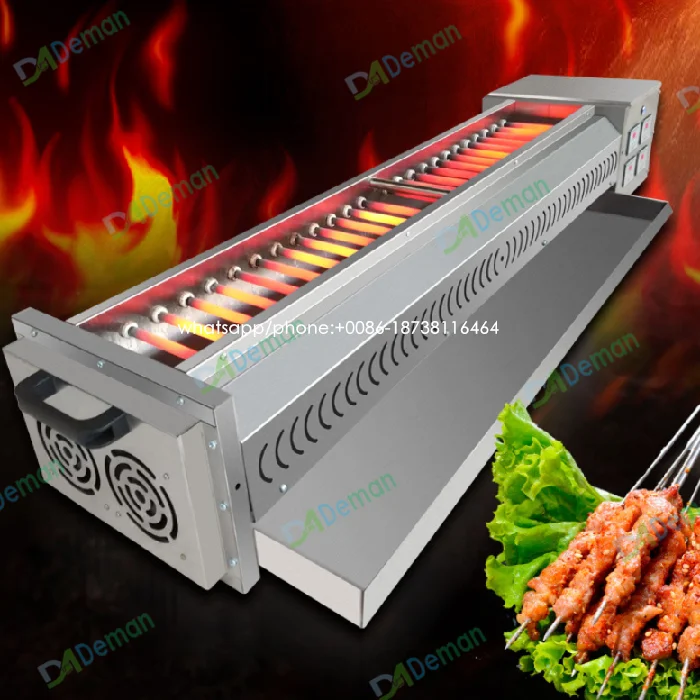 ribs kebab in Gourmia smart smokeless grill