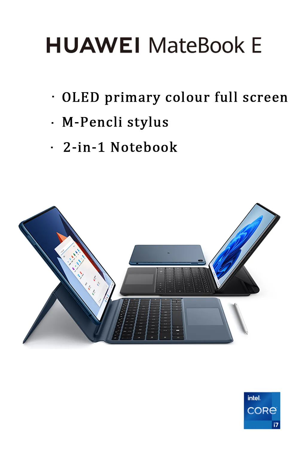 HUAWEI Matebook E 2022 - Versatile 2-in-1 Laptop for All Needs