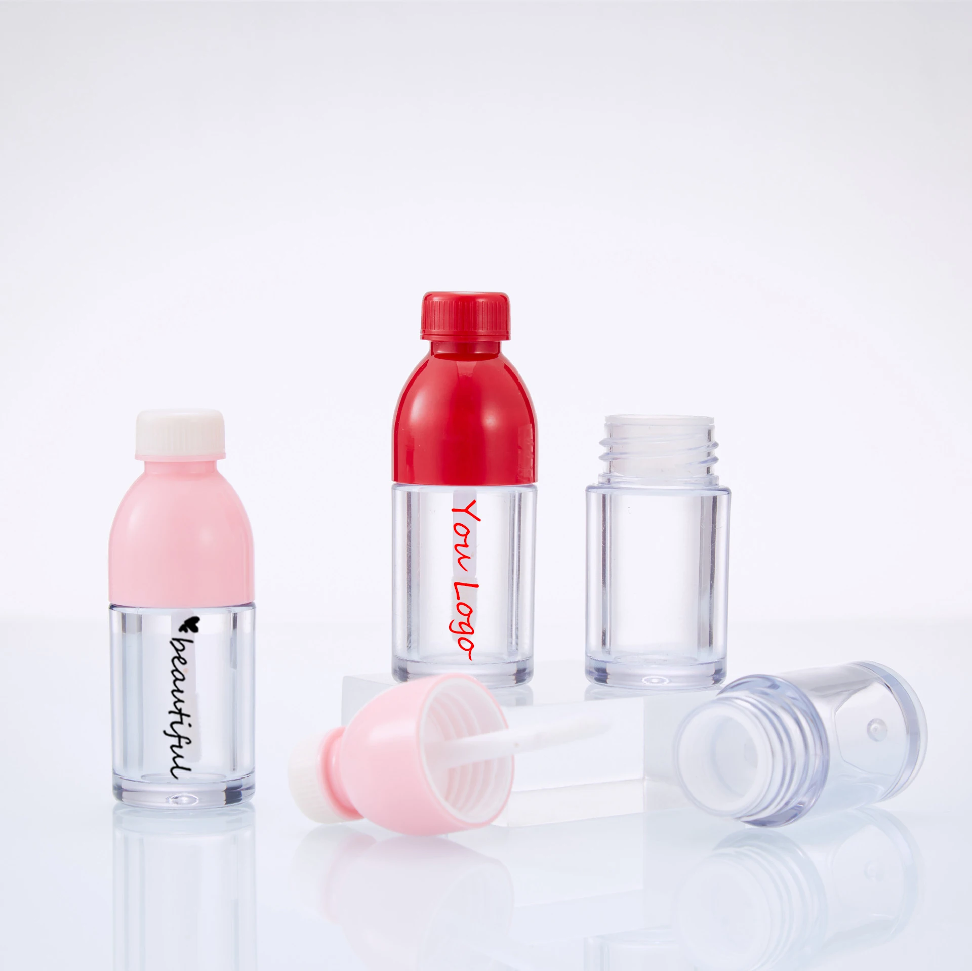 Custom Small Capacity Mini Beverage Bottle DIY Lip Glaze Gloss Tube