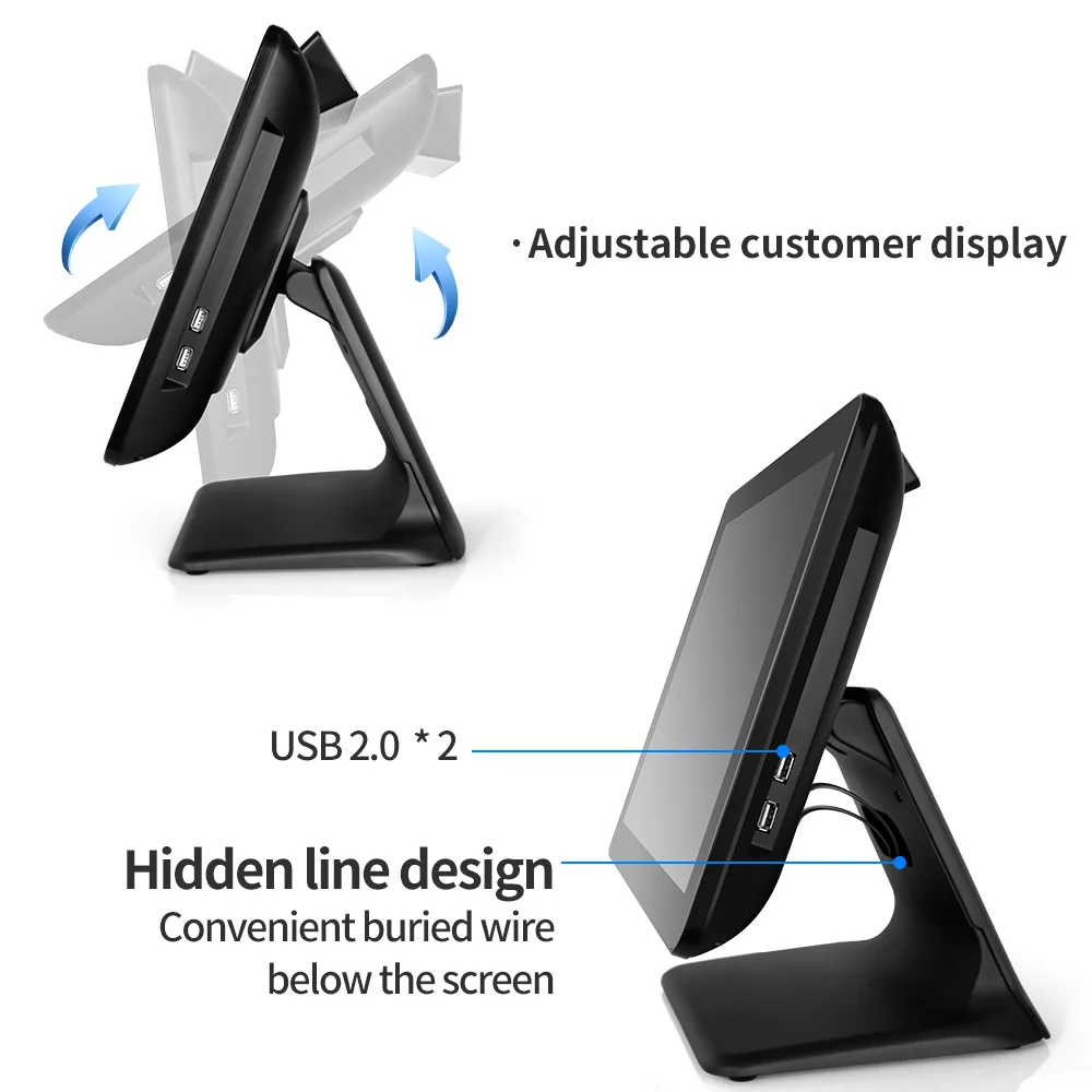 Xincode Cheap Win10 Pos Systems Cash Register Machine All in One Retail Pos Terminal Caisse Enregistreuse Complet Sistemas Pos
