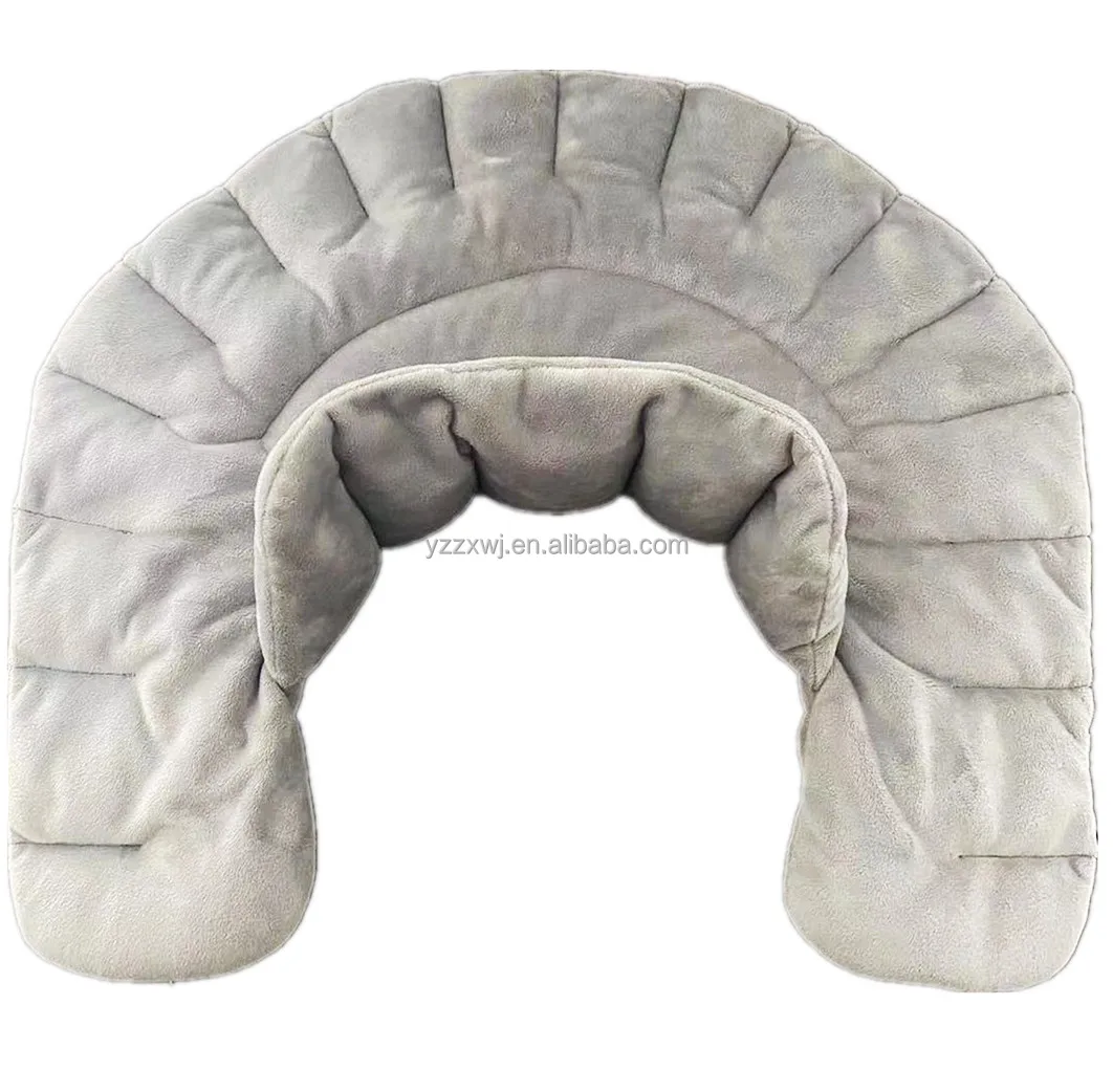 Microwavable Neck Wrap Moist Heating Pad And Cold Compress For Neck