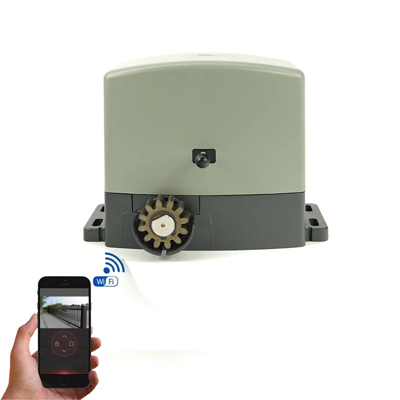 Solar System Dc Motor 500KG Automatic Gate Opener Sliding With Solar Panels/Racks
