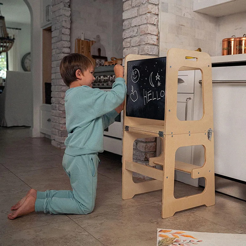 Vasino Formazione WC Seat Con Scala Di Sgabello Per Ragazzi E Ragazze Baby Toddler Bambini Bambini Wc Sedia Da Allenamento Con Maniglie Sedile Imbottito Non - Foto 2