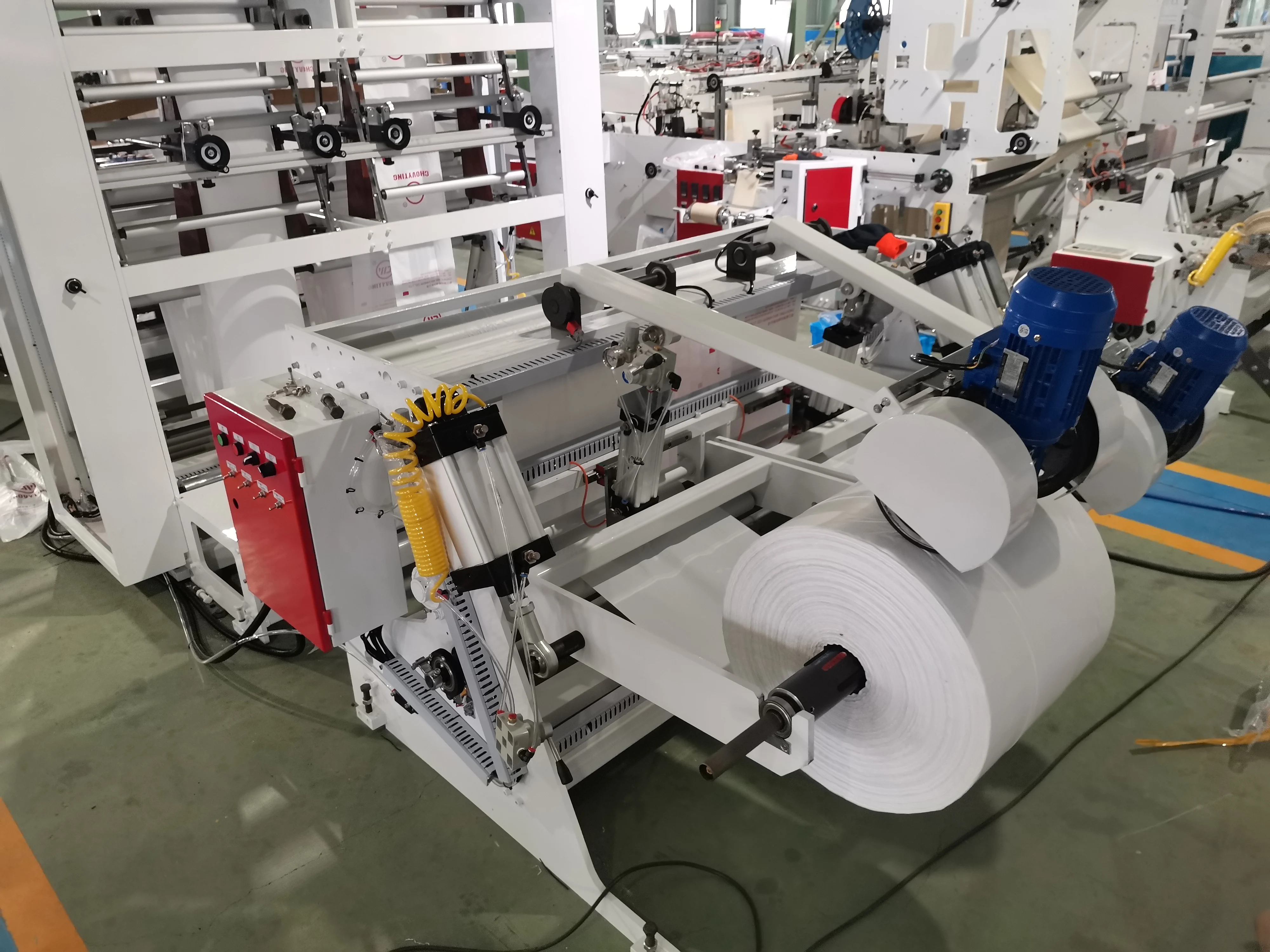 Biodegradable Coreless Star Seal Garbage Bag Machine Manufacturer Plastic Bag Production Line Rolling Garbage Bag Making Machine