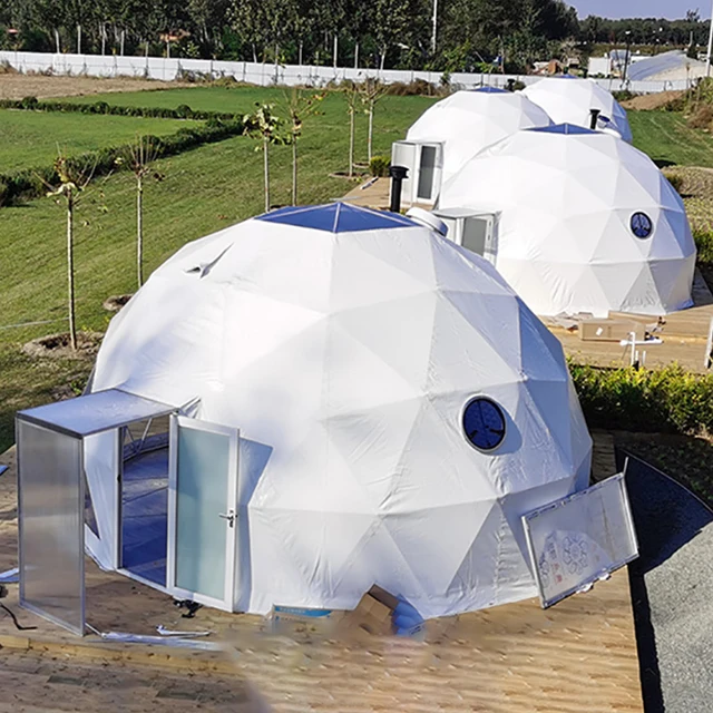 FEAMONT Factory price geodesic dome tent outdoor dome glamping tent geodesic dome house tents