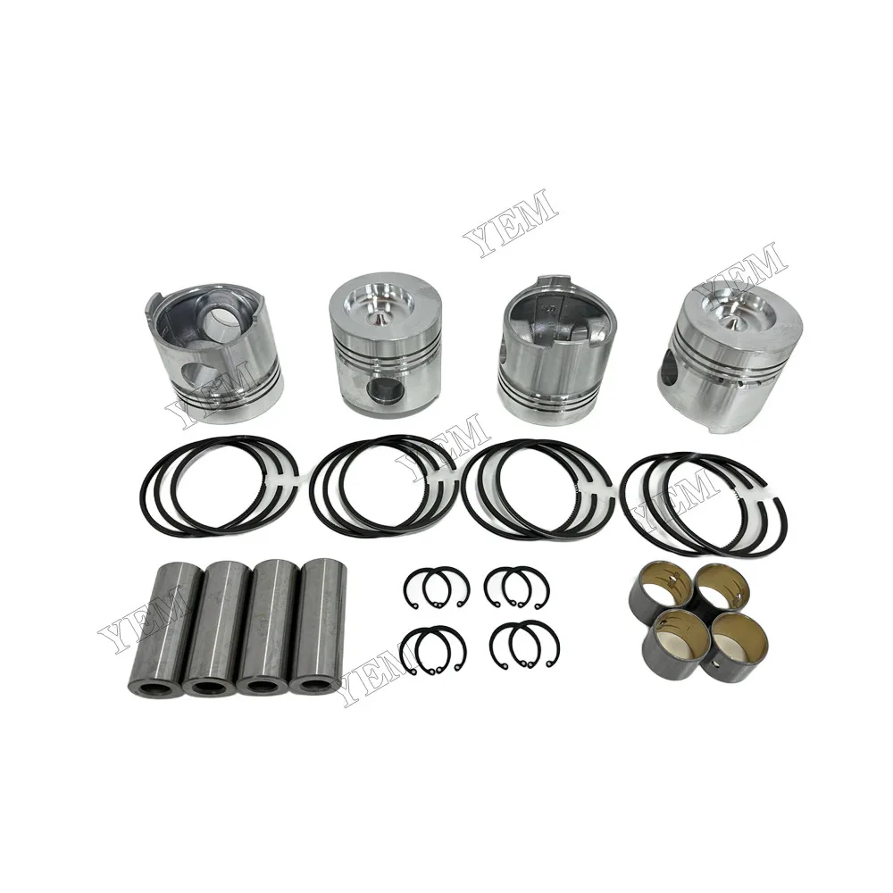 Piston Set With Rings Fit for Weichai ZH4102Y4-1 Engine 3