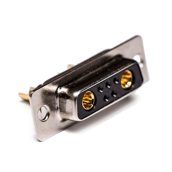 DB Meter Digital Straight Solder Type D Sub Dsub 7W2 Female Connector for RG316 Cable