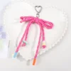 Love buckle rose red pendant