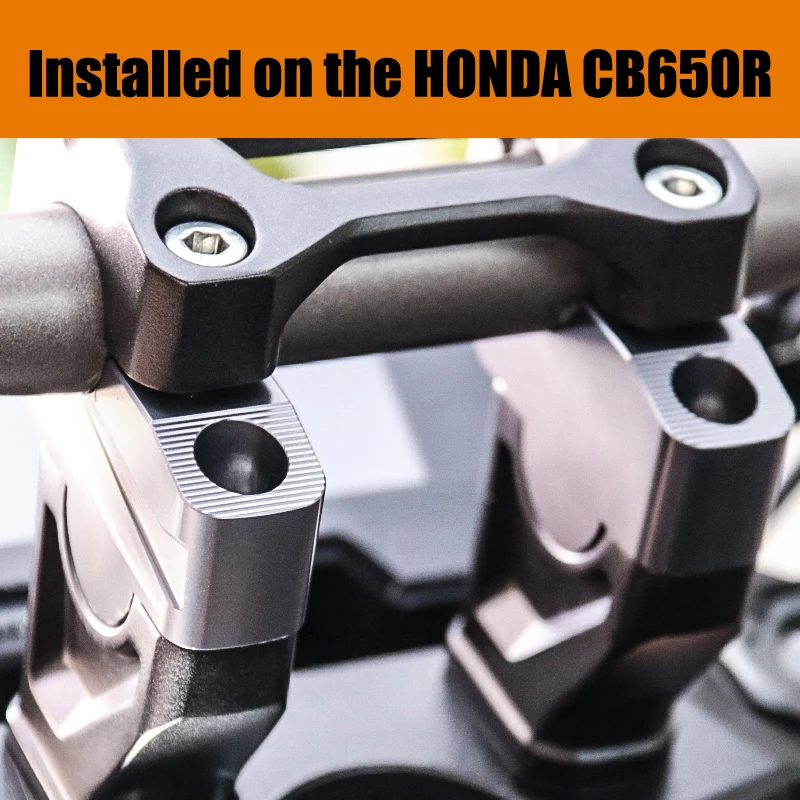 Aluminum Alloy Motorcycle Handle Bar Mount Clamp Cnc Handlebar Risers