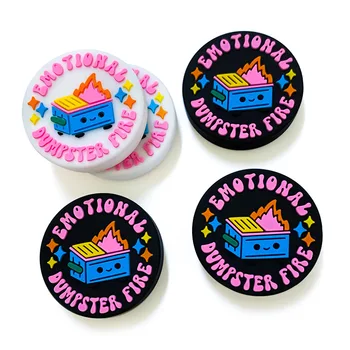 Manufacturer's Ready Stock New Cartoon Image Beads Baby Teething Stick Keychain Accessories Silicone Material Wholesale