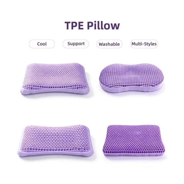 New Design Pain Relieve Washable TPE Non-Pressure Air Gel Pillow