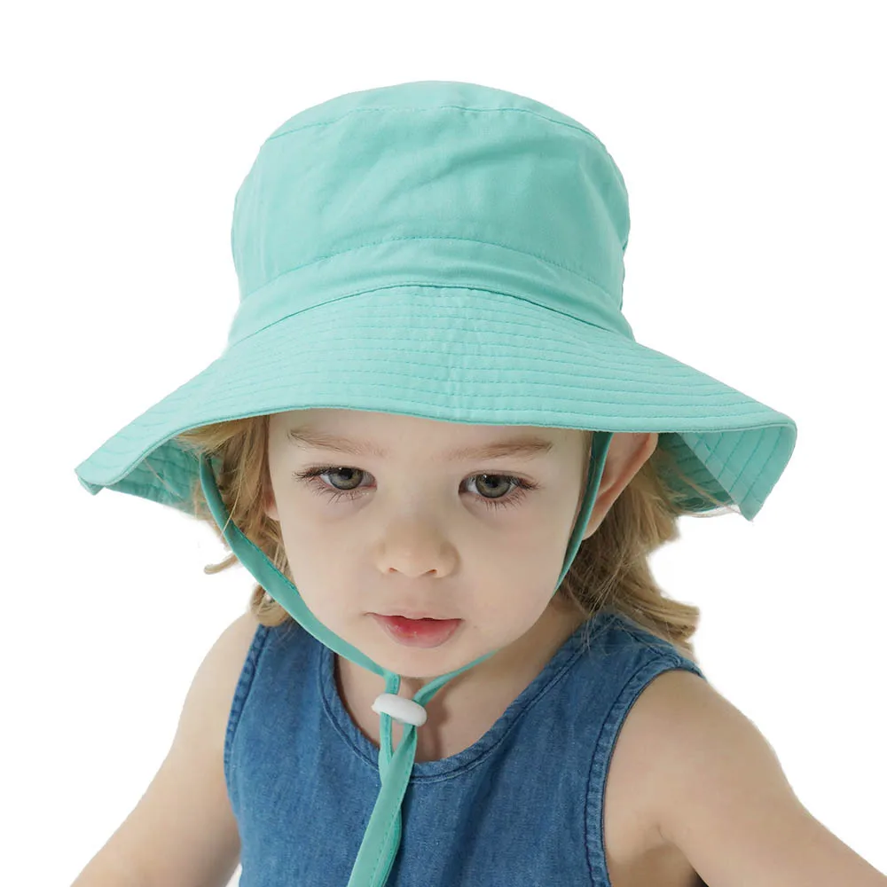 Children Printed Sun Protection Hat Kids Toddler Baby Summer Bucket Sun Hat Breathable Adjustable Fisherman Hat With Chin Strap Buy Kids Sun Protection Hat Kids Summer Bucket Hat Kids Sun Fisherman Hat Product