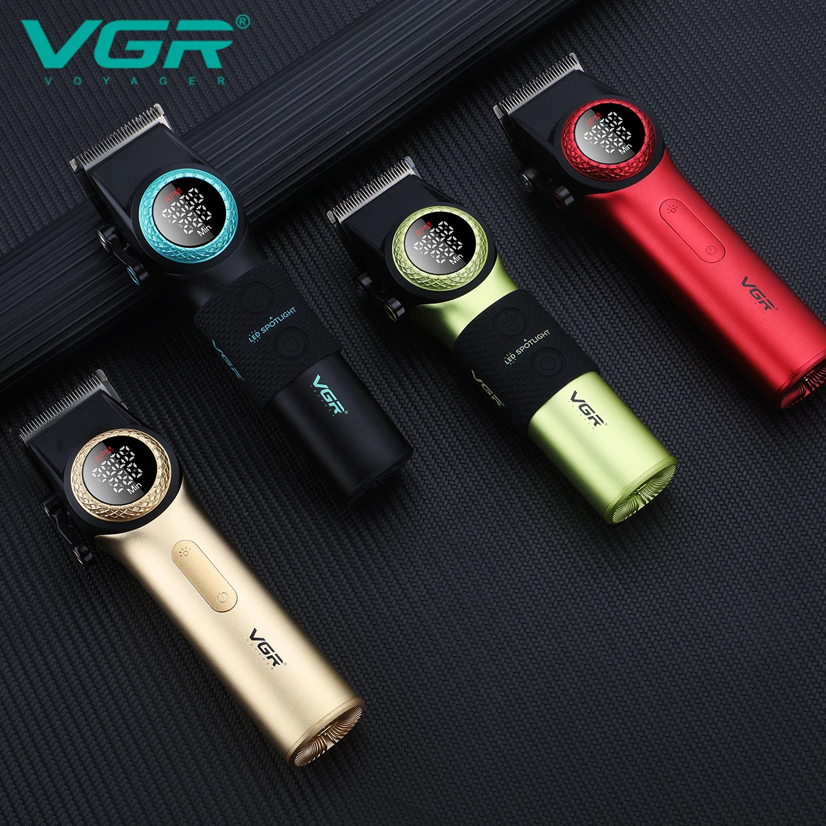 VGR V-001 Cordless Professional Hair Clipper for Men - Metal