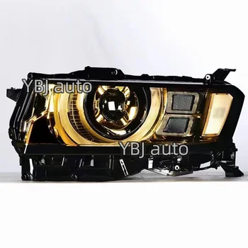 YBJ Car Accessories Led Front Faro Head Light For Land Cruiser 300 Lc300 Fj300 Upgrade Golden Eye Headlight 2022-2024 headlight