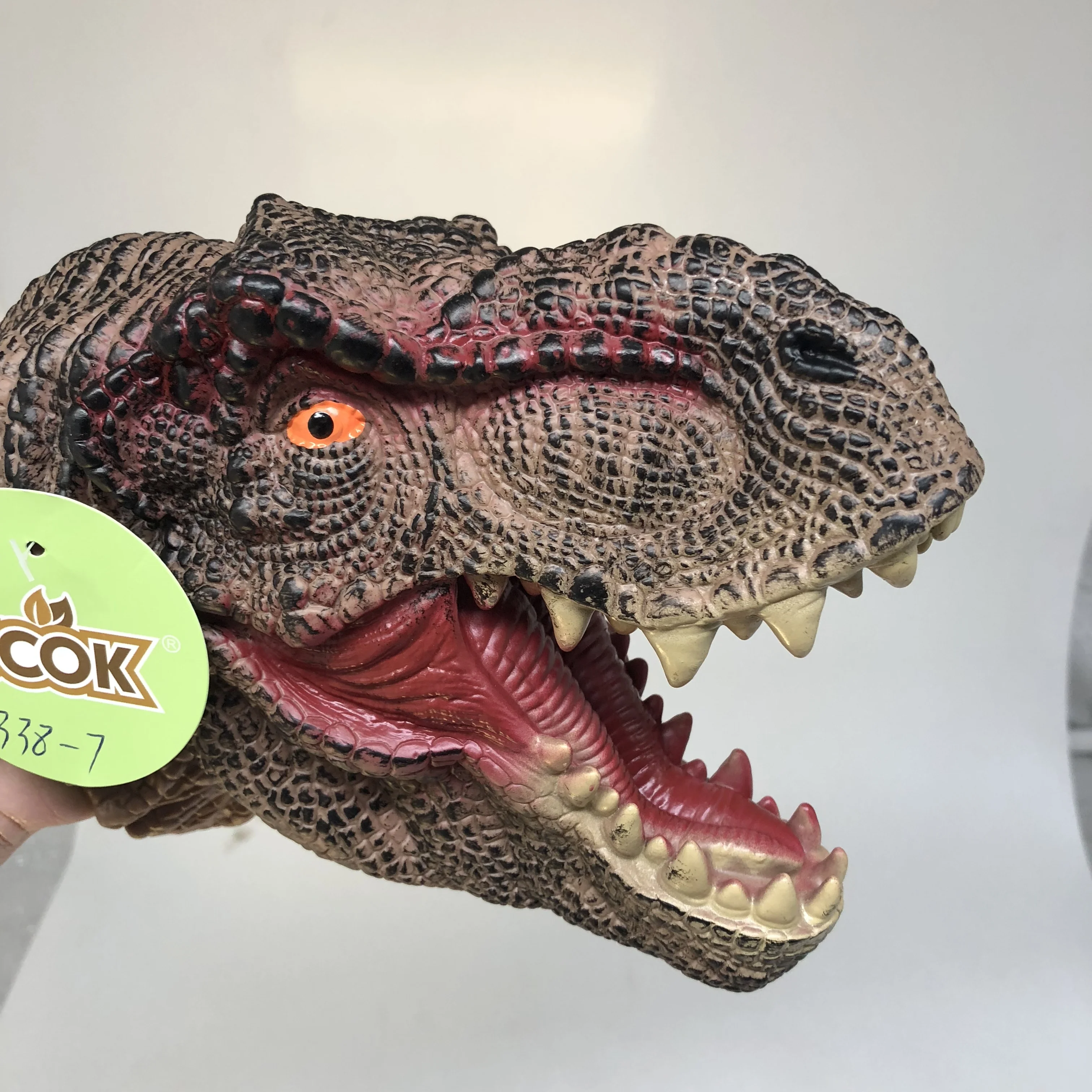 Fantoche Tiranossauro Rex Cabeça T-rex Brinquedo Infantil - Dupari