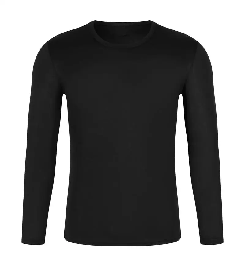Wholesale Long Sleeve Polyester Blank Plain Men's t-Shirts Sublimated Custom t Shirt For Women157_voghion.com