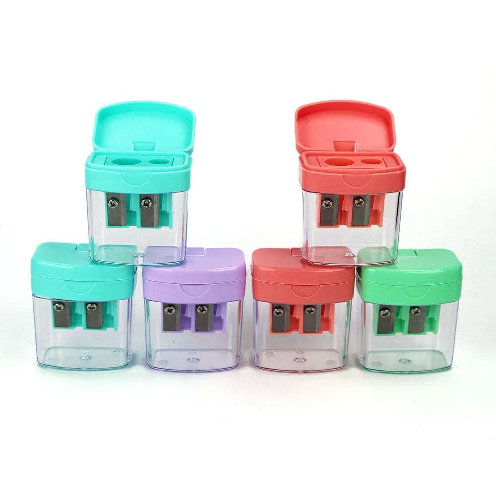 Высококачественная забавная точилка для карандашей с 2 отверстиями