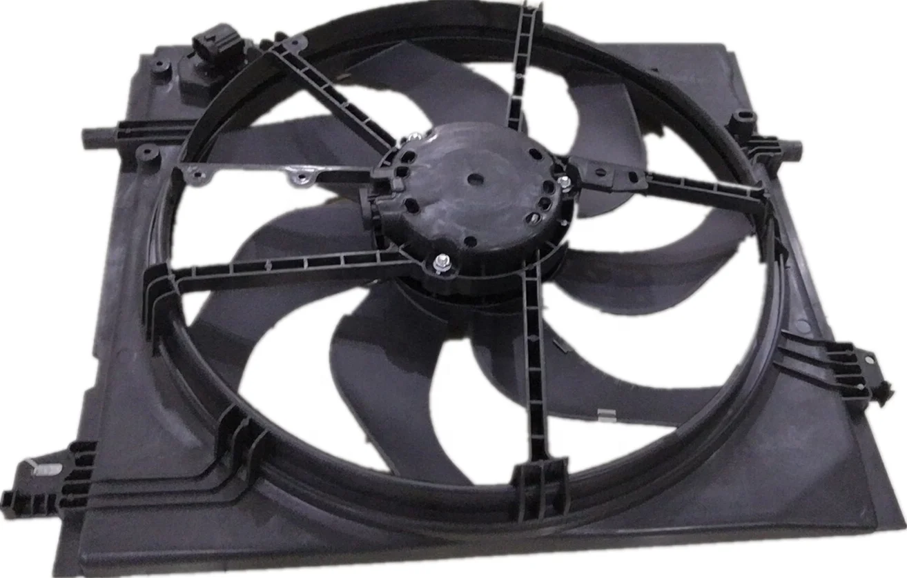 DIESELarchive スカジャン TYC Complete Radiator Fan Shroud w/ Motors and Fan Blades - Nissan