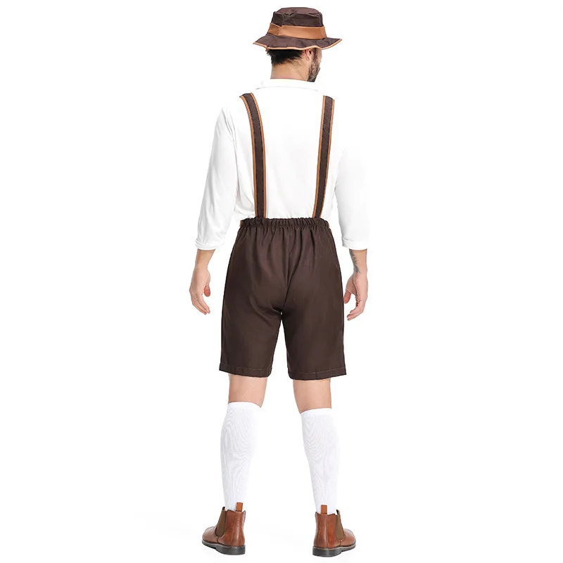 Generico Disfraz Alemán Hombre,Disfraz De Fiesta De La Cerveza | Pantalones Tradicionales de Hombre para Padres para Reuniones Familiares, Festival de Cerveza y Eventos Culturales Alemanes