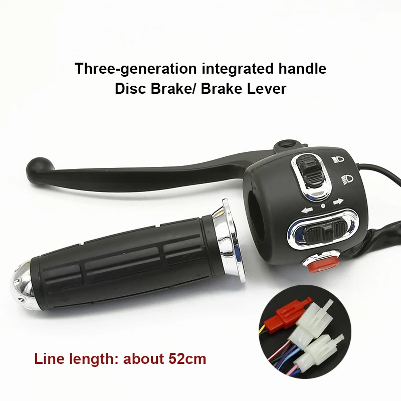 Accélérateur Double Bouton Pour Scooter Électrique - Étanche, Réactif, Compatible Multi-Modèles