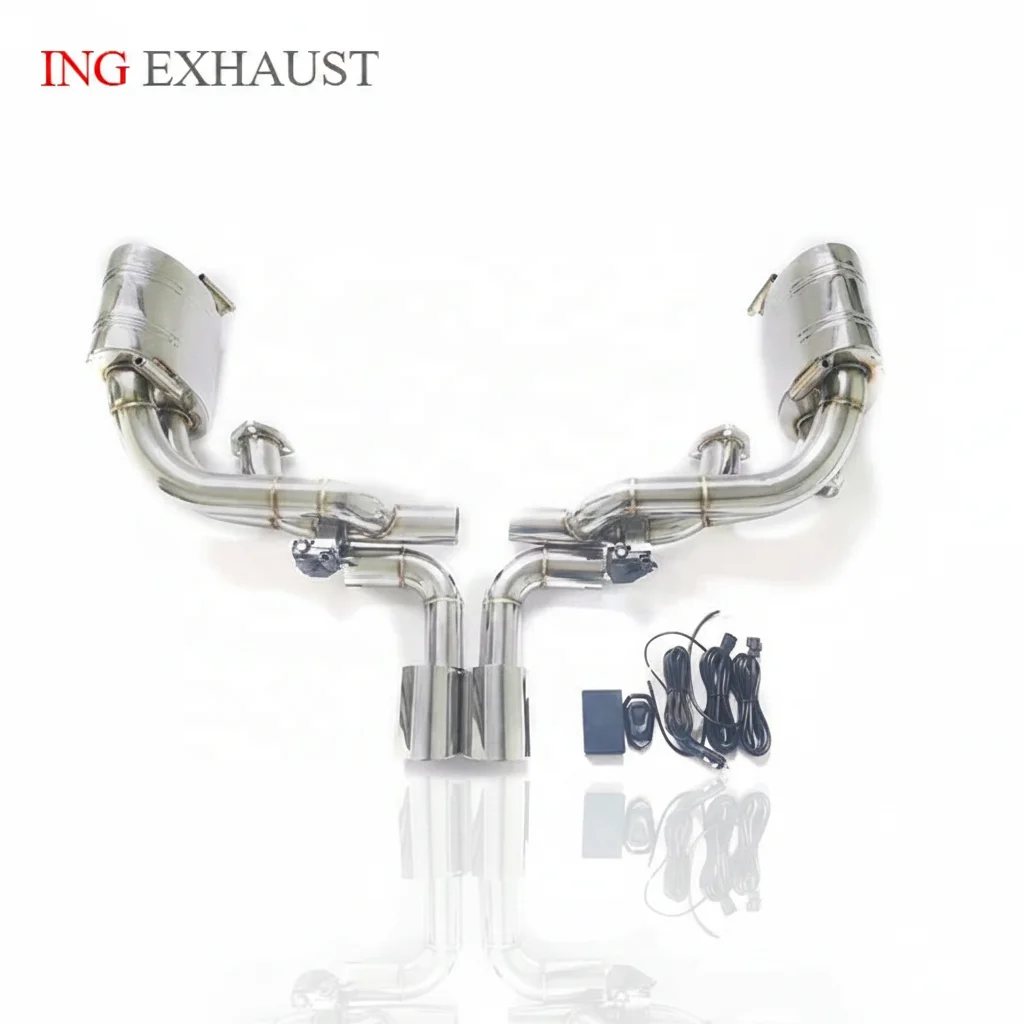 Ing High-Flow Performance Tuning Parts Stainless Steel Valvetronic Cat-Back Exhaust