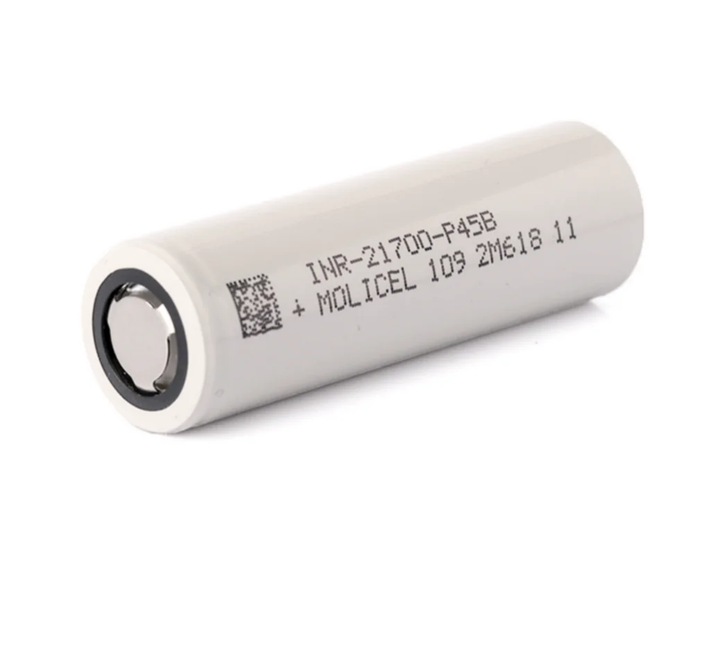 Authentic Molicel Lithium ion batteries 18650 Battery 21700 Battery P45B  4500mah 4.5Ah Max discharge rate 45A