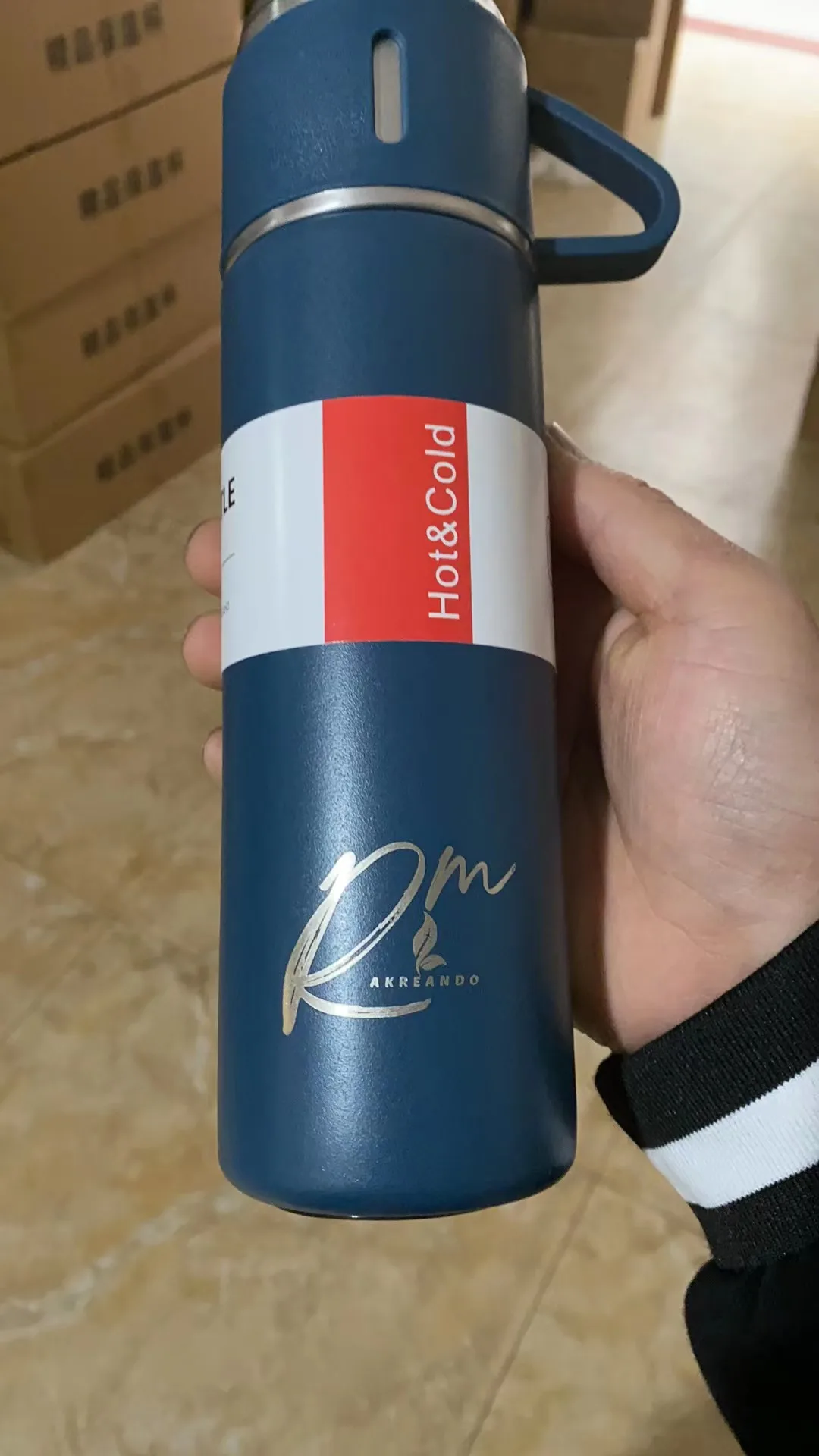 Custom Logo Business 304 Stainless Steel Vacuum Thermal Thermo Cup ...