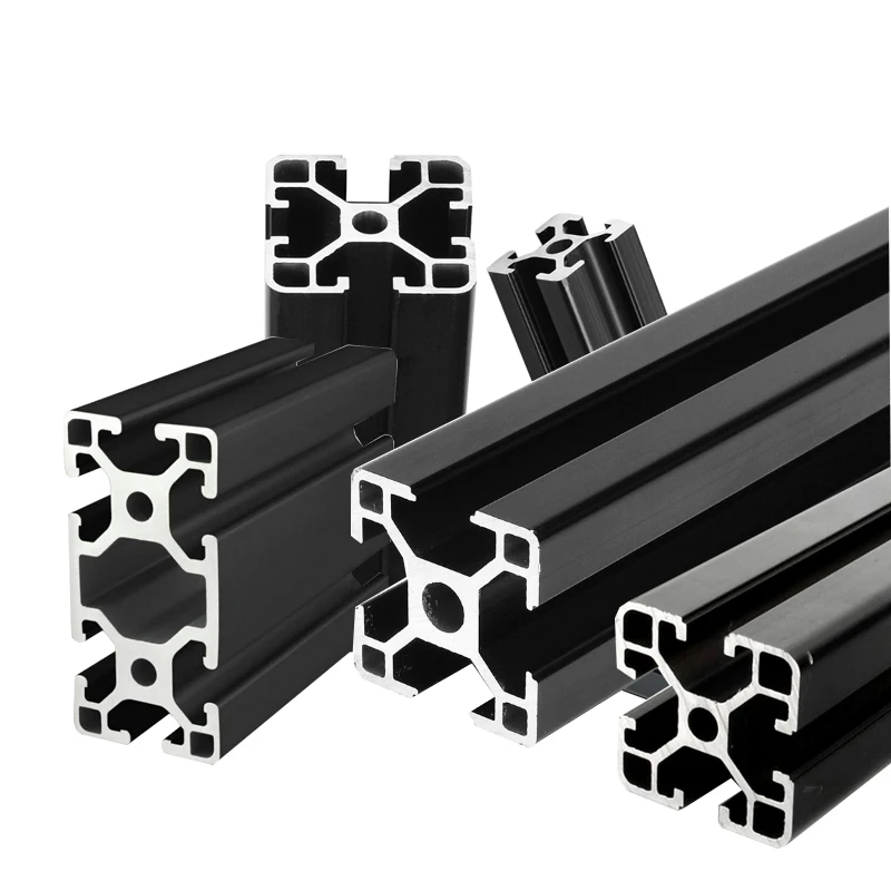 40 Series Tslotted Aluminum Extrusion With Four Open Tslots 4040 Extruded Aluminum Buy 40
