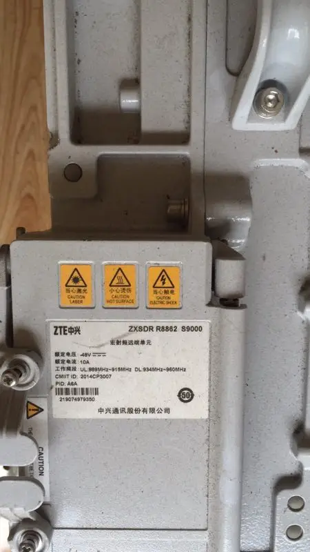 ZTE ZXSDR RRU R8862 S2100 A6A 2100MHz RRU8862 for Fiber Optic