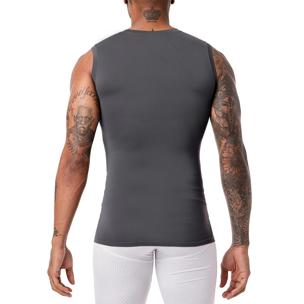 Custom Logo Shirt Men Compression Gym Wear Running Spandex Fitness Wear ...