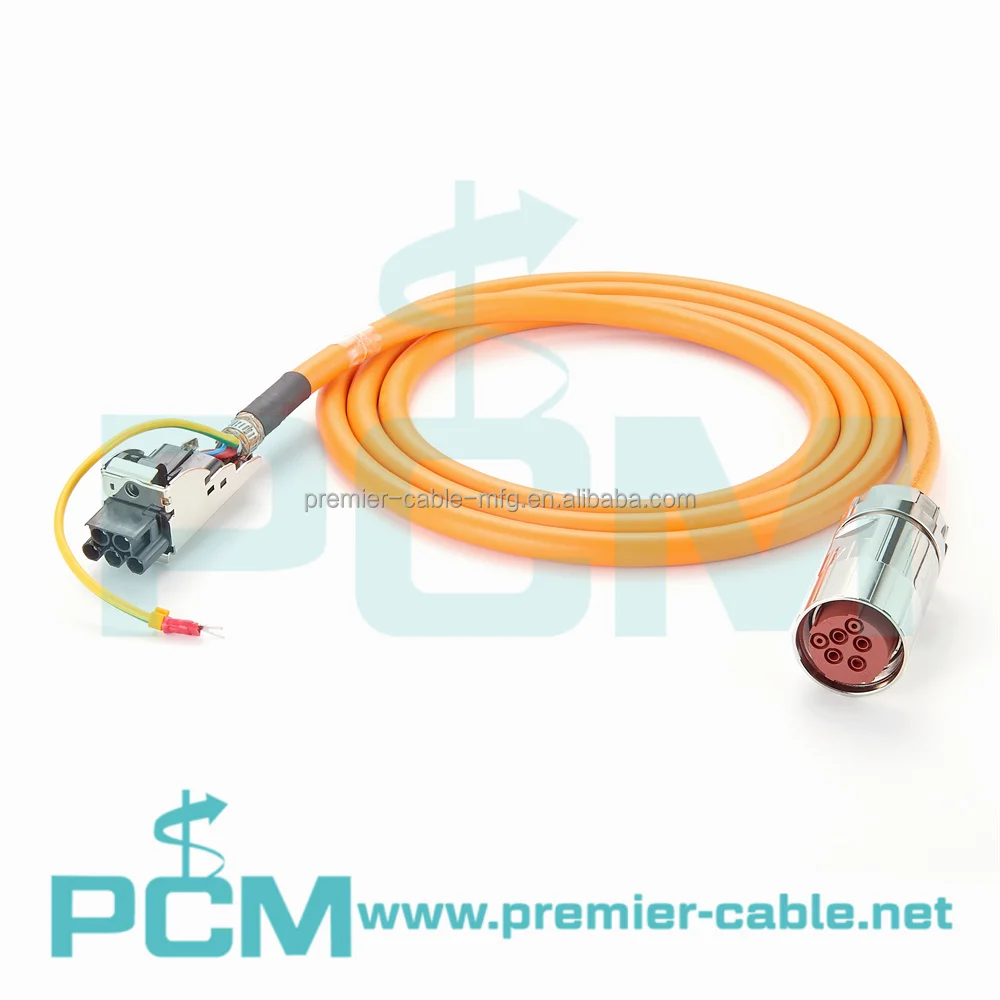 M40 6 Cores Power Cable for Siemens 6FX5002-5DS51-1AD0 Compatible supplier