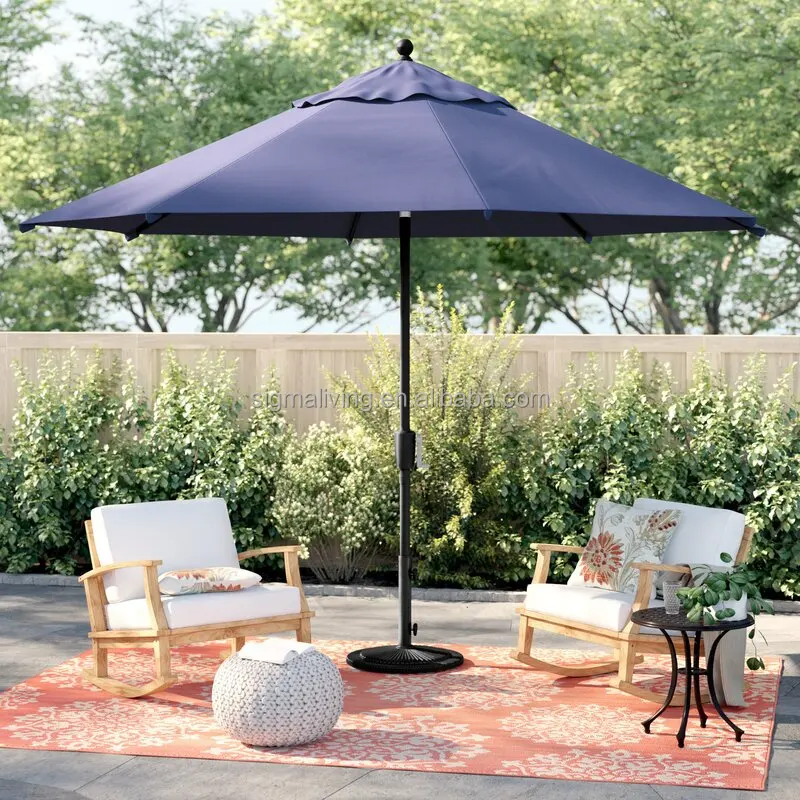 Wholesale Quality upgraded outdoor umbrella aluminum garden umbrella