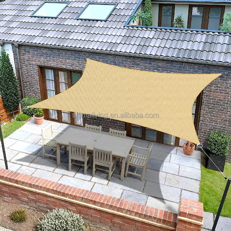 Rectangle 6.5'X 6.5' shade Canopy awning outdoor patio polyester fabric awning