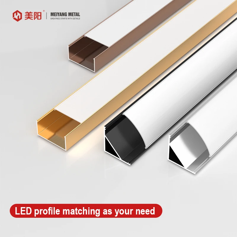 Factory LED lamp belt Corner Trim Aluminum Tile Trim Staircase edge decoration Strip Aluminum Tile Edge Trim