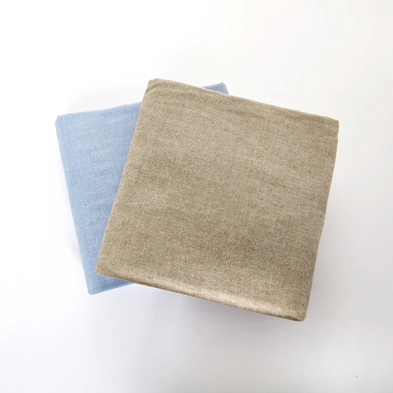 Лидер продаж хлопчатобумажная крашеная ткань из меланжевой пряжи для рубашек